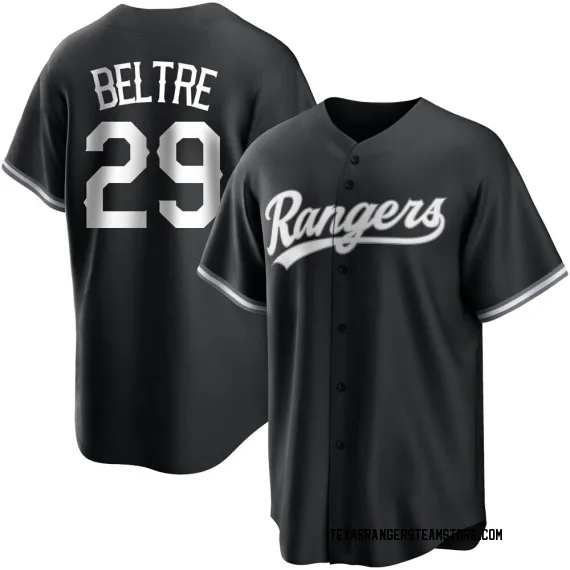 Texas Rangers Adrian Beltre White Replica Men's Black/ Player Jersey  S,M,L,XL,XXL,XXXL,XXXXL