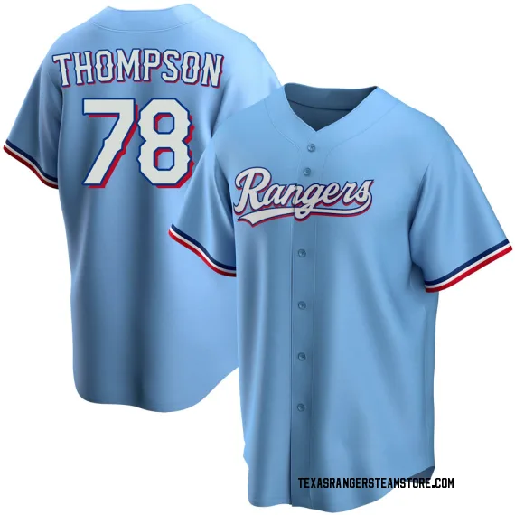 Texas Rangers Bubba Thompson Light Blue Replica Youth
