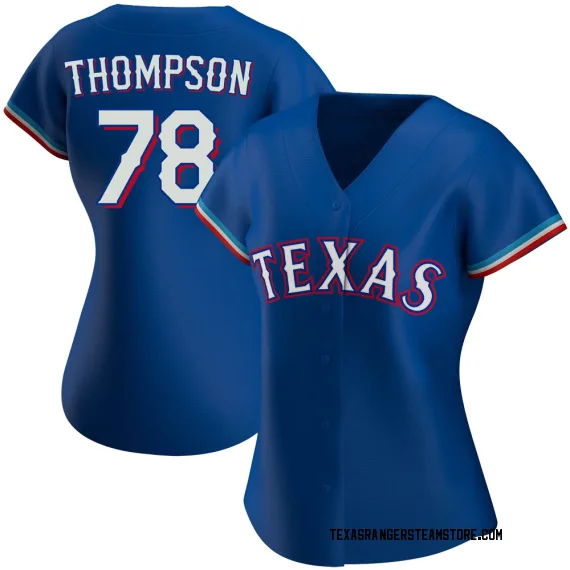 Texas Rangers Bubba Thompson Royal Authentic Women's Alternate Player Jersey  S,M,L,XL,XXL,XXXL,XXXXL