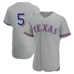 Texas Rangers Corey Seager Gray Authentic Men's Road Player Jersey