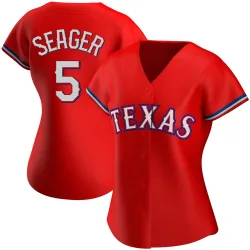 Texas Rangers Corey Seager Red Replica Women's Alternate Player Jersey