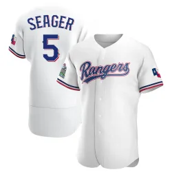 Texas Rangers Corey Seager White Authentic Men's Home Player Jersey