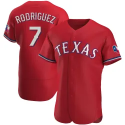 Nike Texas Rangers Ivan Rodriguez #7 Cooperstown Replica Jersey