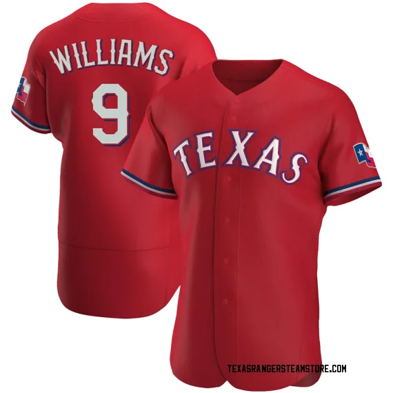 Texas Rangers Ted Williams Red Authentic Men's Alternate Player