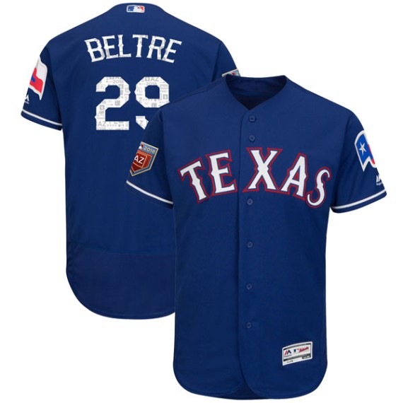 الحجامة للحمل Texas Rangers Adrian Beltre Official Royal Authentic Youth Majestic Flex  Base 2018 Spring Training Player MLB Jersey S,M,L,XL,XXL,XXXL,XXXXL الحجامة للحمل