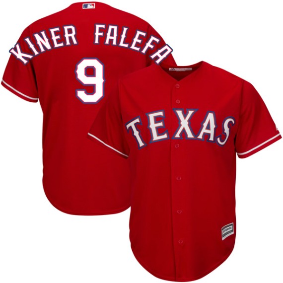 Texas Rangers Isiah Kiner-Falefa Official Red Replica Youth